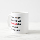 Trinidadiaanse vrouw, geweldig koffiemok (Voorkant links)