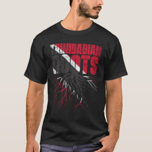 Trinidadian Roots Trinidad en Tobago Heritage Fla T-shirt