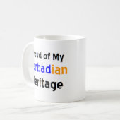 trinidadische koffie - mok (Voorkant links)