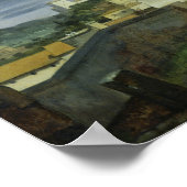 Trinita dei Monti en de Villa Medici Poster (Hoek)