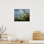 Trinita dei Monti en de Villa Medici Poster (Keuken)