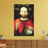 Trinitarian Christus, c.1500 Canvas Afdruk (Insitu (Woonkamer))