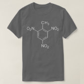 Trinitrotolueen TNT Chemical Structure T-shirt (Design voorkant)