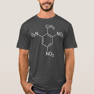 Trinitrotolueen TNT Chemical Structure T-shirt