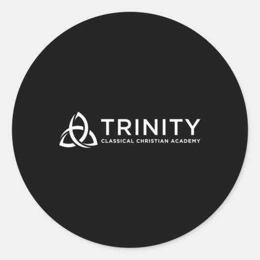 Trinity Al Christelijke Academie Ronde Sticker (Voorkant)