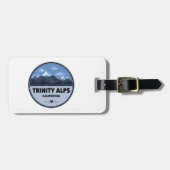 Trinity Alps California Camping Bagagelabel (Voorkant horizontaal)
