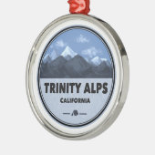 Trinity Alps California Camping Metalen Ornament (Links)