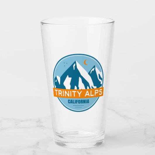 Trinity Alps Californië Glas (Voorkant)