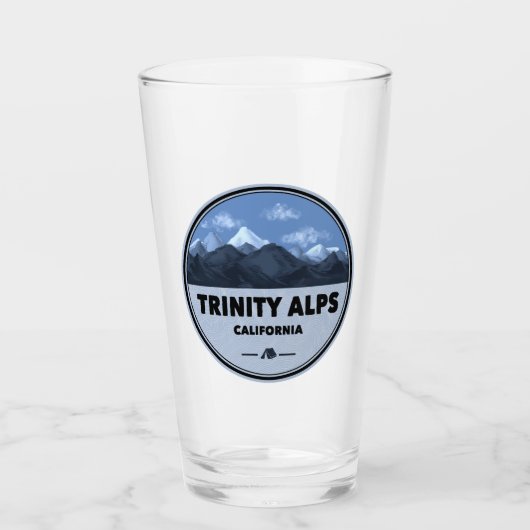 Trinity Alps Californië Kamperen Glas (Voorkant)