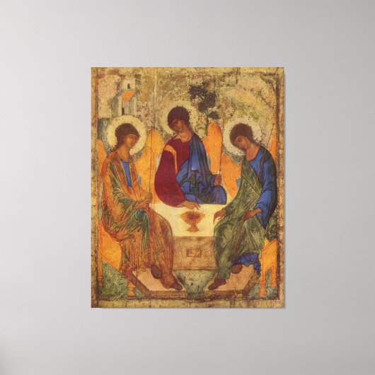 Trinity Angels bij Mamre Canvas Afdruk (Voorkant)