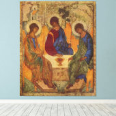 Trinity Angels bij Mamre Canvas Afdruk (Insitu (Houten vloer))