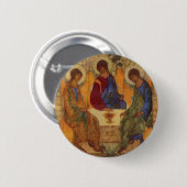 Trinity Angels bij Mamre Ronde Button 5,7 Cm (Voorkant /achterkant)