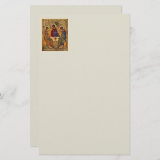 Trinity Angels bij Mamre Stationery Briefpapier (Voorkant / Achterkant)