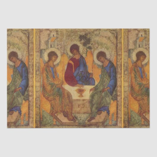 Trinity Angels bij Mamre Tissuepapier (Voorkant)