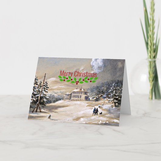 Trinity Bay, Newfoundland, Kerstgroeten Kaart (Voorkant)