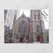 Trinity Cathedral in het centrum van Pittsburgh, P Briefkaart (Voorkant)
