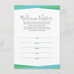 Trinity Chat Bubbles Visitor Kaart