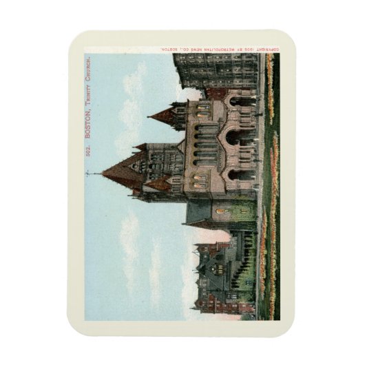 Trinity Church, Boston 1906 Magneet (Verticaal)