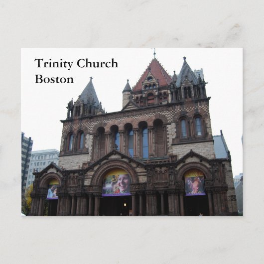 Trinity Church Boston Briefkaart (Voorkant)