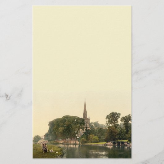 Trinity Church I, Stratford-upon-Avon, Engeland Briefpapier (Voorkant)