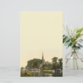 Trinity Church I, Stratford-upon-Avon, Engeland Briefpapier (Staand voorkant)