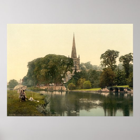 Trinity Church I, Stratford-upon-Avon, Engeland Poster (Voorkant)