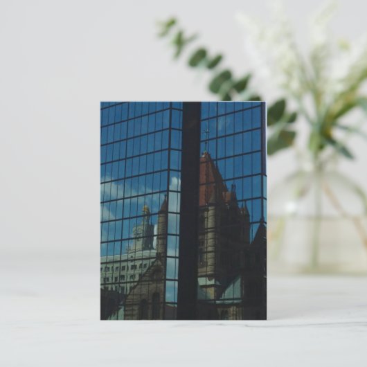 Trinity Church/John Hancock Tower Briefkaart (Staand voorkant)
