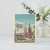  Trinity Church New York City, New York Briefkaart (Staand voorkant)