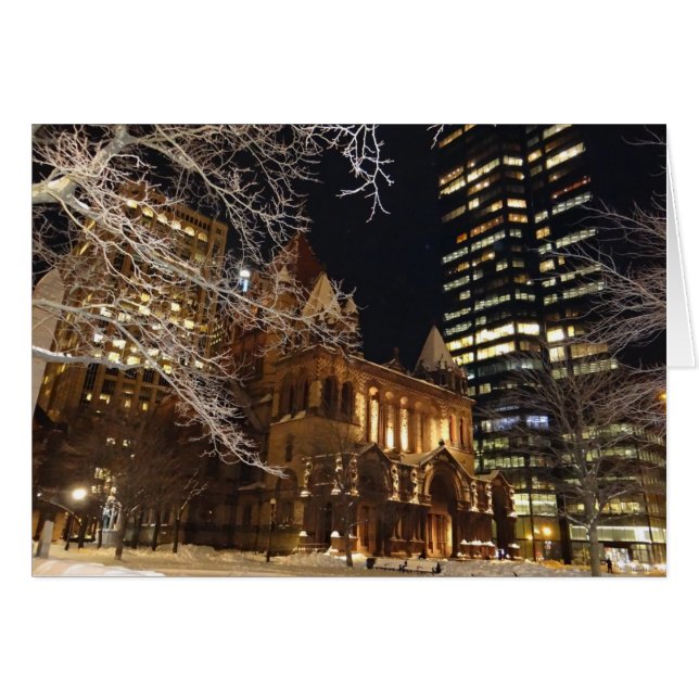 Trinity Church van Night (Voorkant Horizontaal)