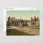 Trinity College, Cambridge, Engeland, klassiek fot Briefkaart (Voorkant / Achterkant)