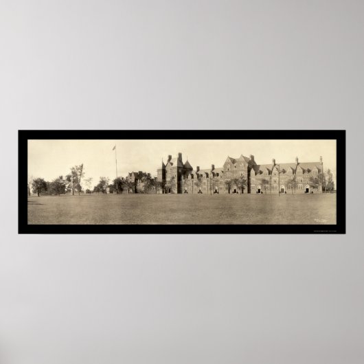 Trinity College CT Foto 1909 Poster (Voorkant)