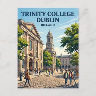 Trinity College Dublin Ierland Briefkaart