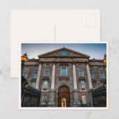 Trinity College Dublin Ierland Foto Briefkaart (Voorkant / Achterkant)