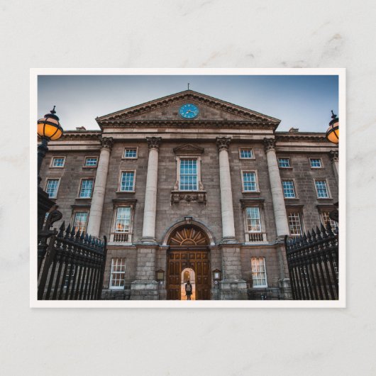 Trinity College Dublin Ierland Foto Briefkaart (Voorkant)
