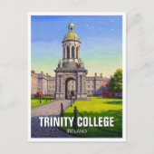 Trinity College Dublin Ierland Reizen Briefkaart (Voorkant)