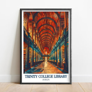 Trinity College Dublin Print - Trinity Bibliotheek