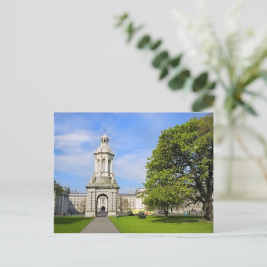 Trinity College in Dublin Briefkaart (Staand voorkant)