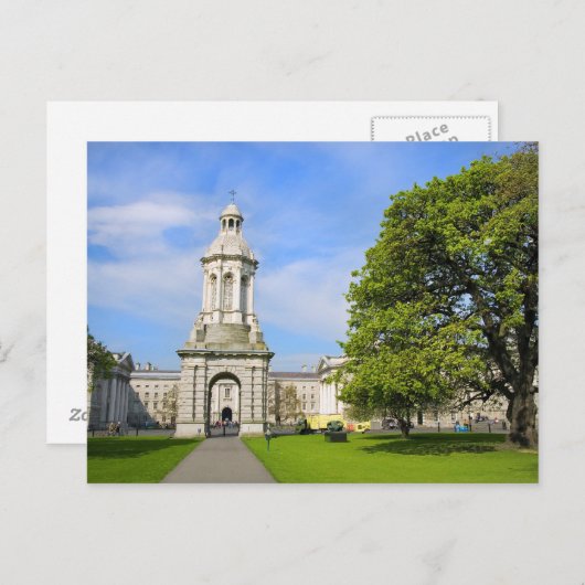 Trinity College in Dublin Briefkaart (Voorkant / Achterkant)