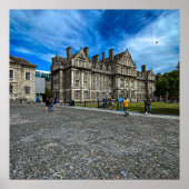 Trinity College Old Building in Dublin, Ierland Poster (Voorkant)
