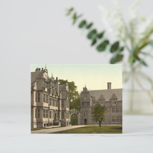 Trinity College, Oxford, Engeland Briefkaart (Staand voorkant)
