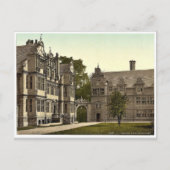 Trinity College, Oxford, Engeland, zeldzame Photoc Briefkaart (Voorkant)