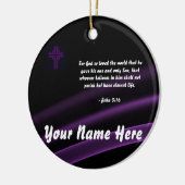Trinity Cross Ornament John 3:16 (Links)