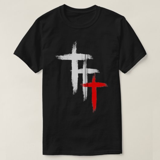 Trinity Drievoudig Zip T-shirt (Design voorkant)