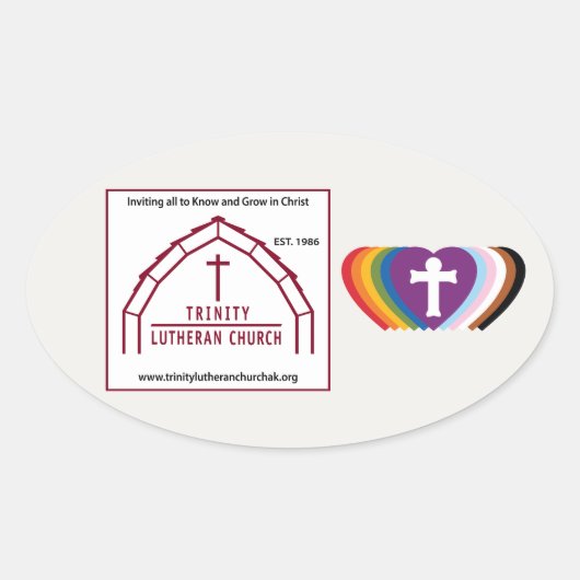 Trinity en RIC Logo Sticker Set van 4 (Voorkant)