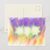 Trinity Fire Star Christelijke Profetische Abstrac Briefkaart (Voorkant / Achterkant)