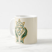 Trinity Heart Claddagh Koffiemok (Voorkant links)