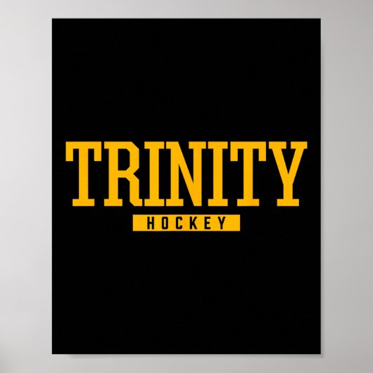 Trinity High School ijshockey (1) Poster (Voorkant)