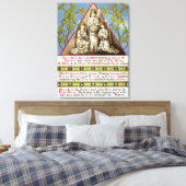 Trinity in eenheid canvas afdruk (Insitu (Slaapkamer))