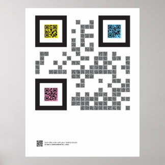 Trinity in QR-code Poster