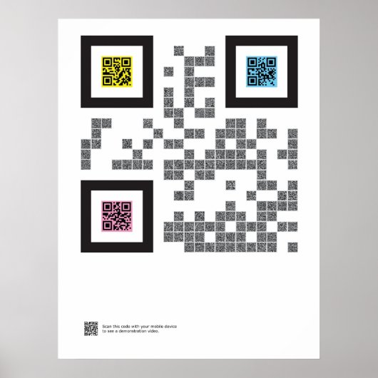 Trinity in QR-code Poster (Voorkant)